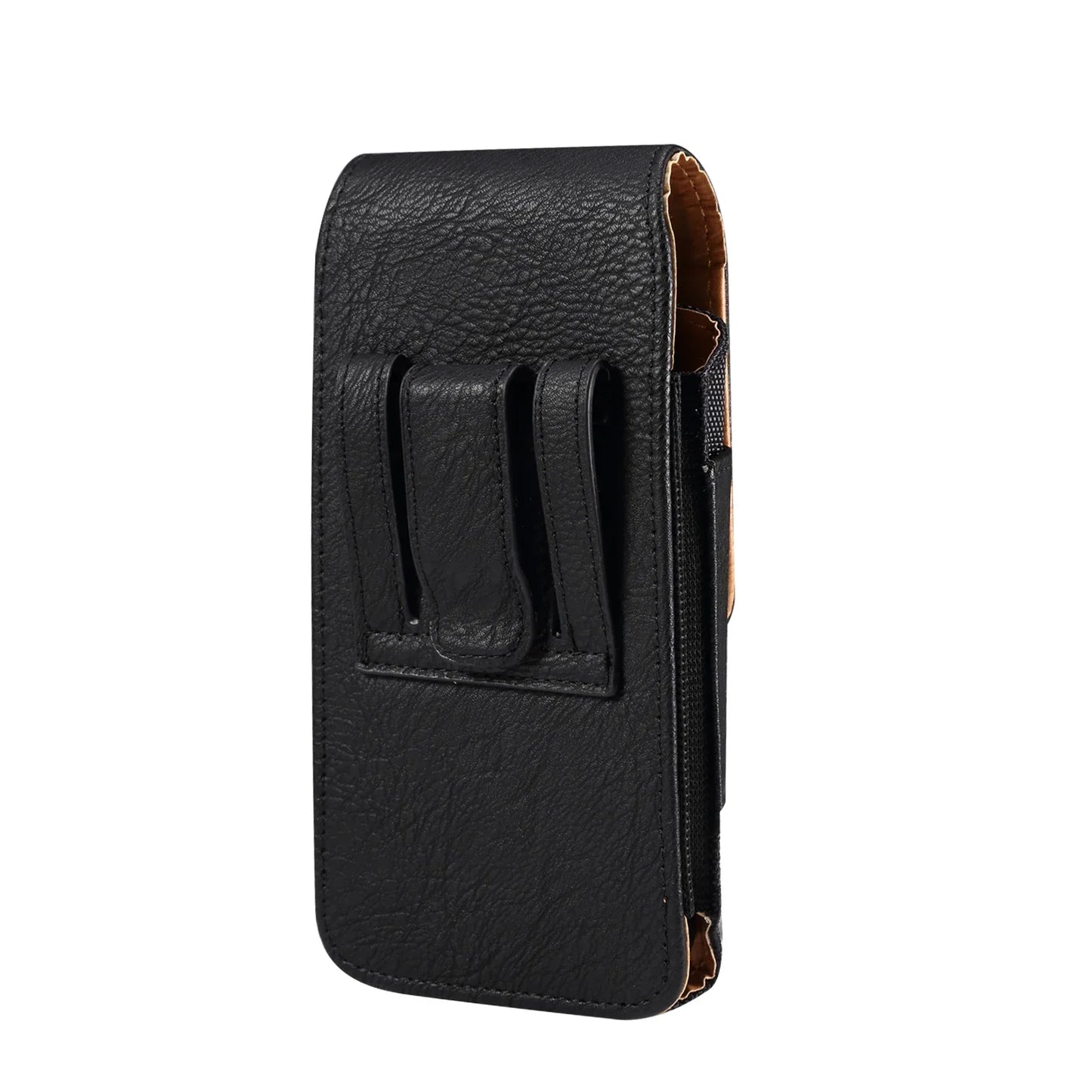 Universal Leather Men Waist Bag Mobile Phone Belt Clip Case For iPhone Samsung Galaxy Xiaomi Redmi Poco Oppo 7 Pro Holster Pouch