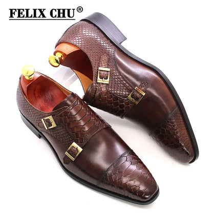 Sapatos Sociais Masculinos de Couro – Estilo Oxford Formal, Tamanhos 40–47, Preto e Marrom