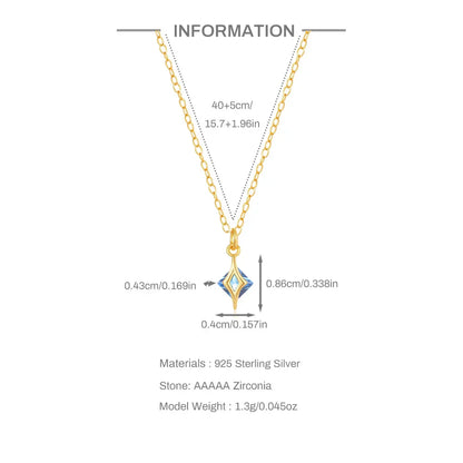 925 Sterling Silver Necklaces Charms for Women Crystal Cross Clavicle Collar Chain Simple Choker Necklace Accessories Gift