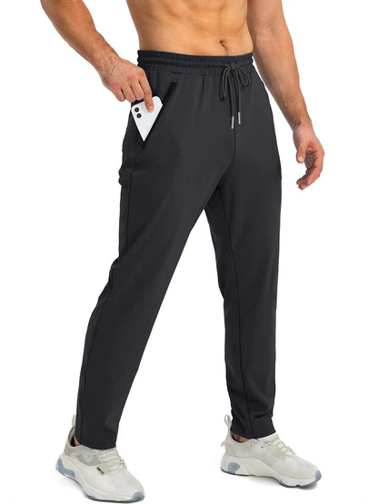 Men's Lightweight Quick Dry Sport Pants with Elastic Waist Outdoor Gym Workout Running Jogger Athletic Sweatpants Quality
