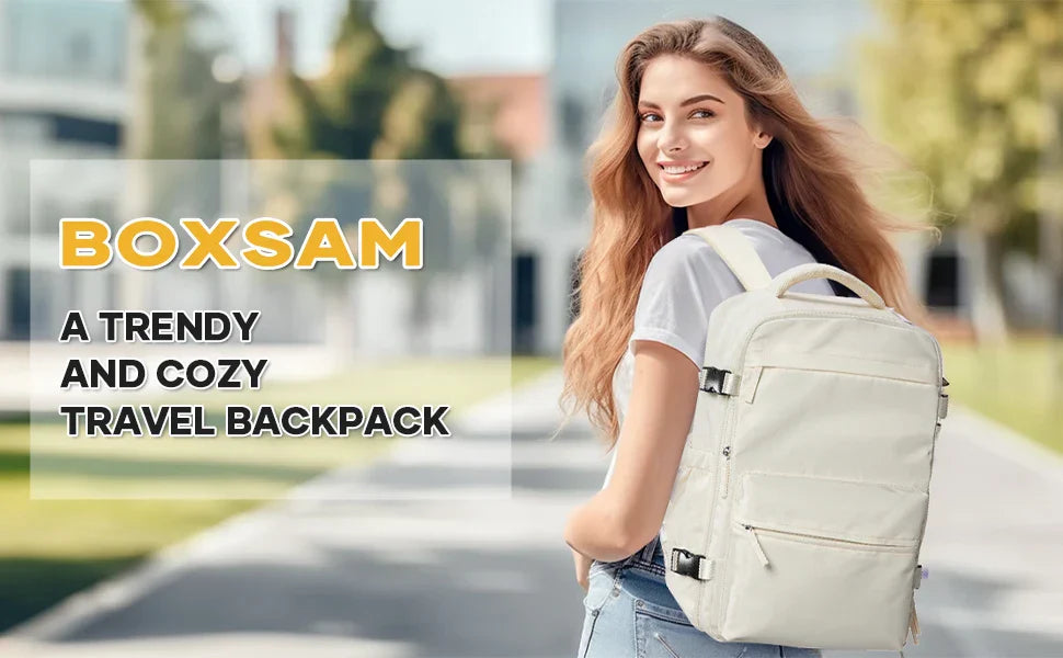 Backpack Travel Cabin Airplane Backpack, Air Vacuum Compression Backpack, Women Men Backpack Business Laptop Bag Handbag