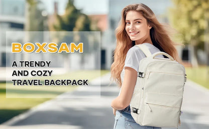 Backpack Travel Cabin Airplane Backpack, Air Vacuum Compression Backpack, Women Men Backpack Business Laptop Bag Handbag