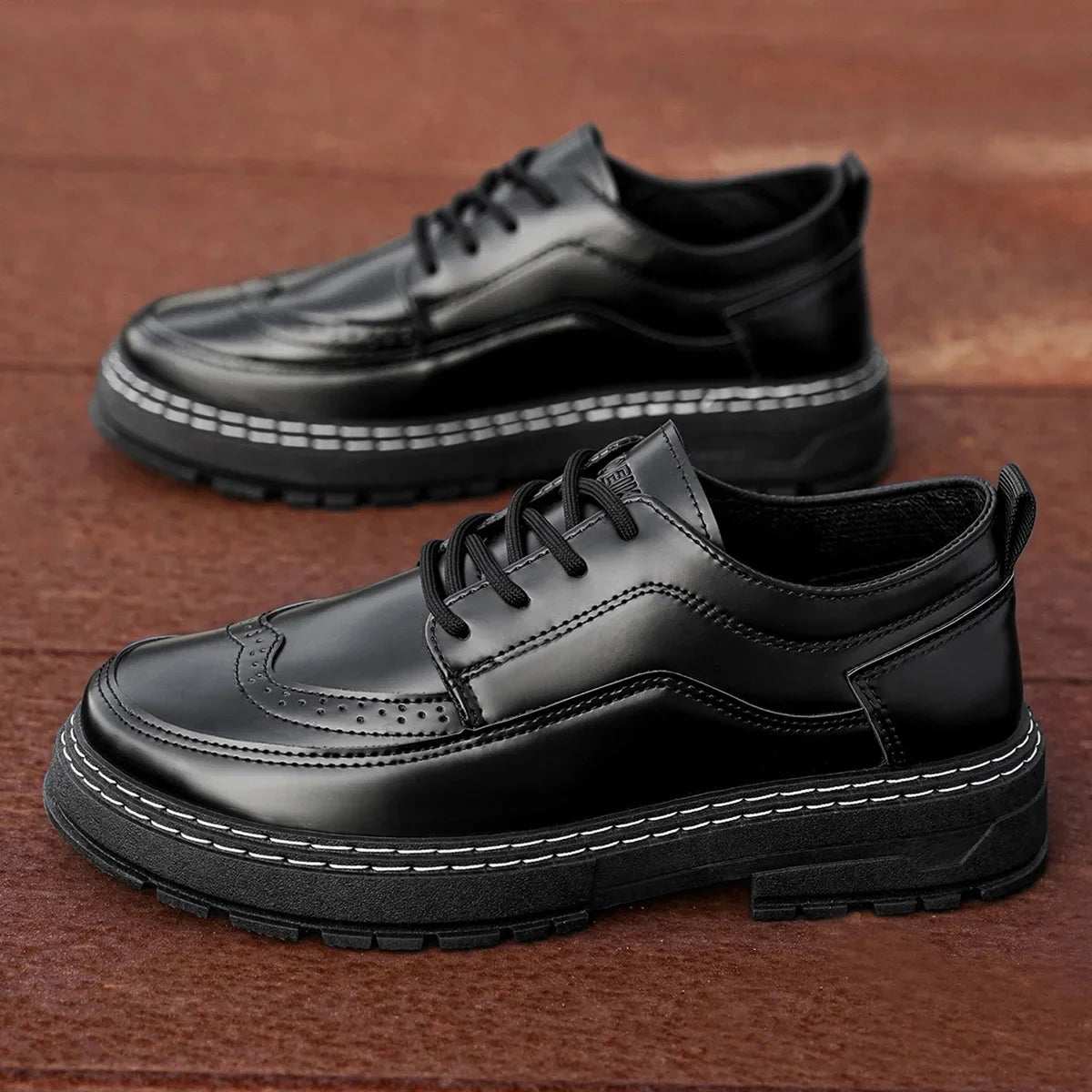 2026 men's new business casual sports shoes are versatile, comfortable, trendy, fashionable, plus size formal shoes, leather sho