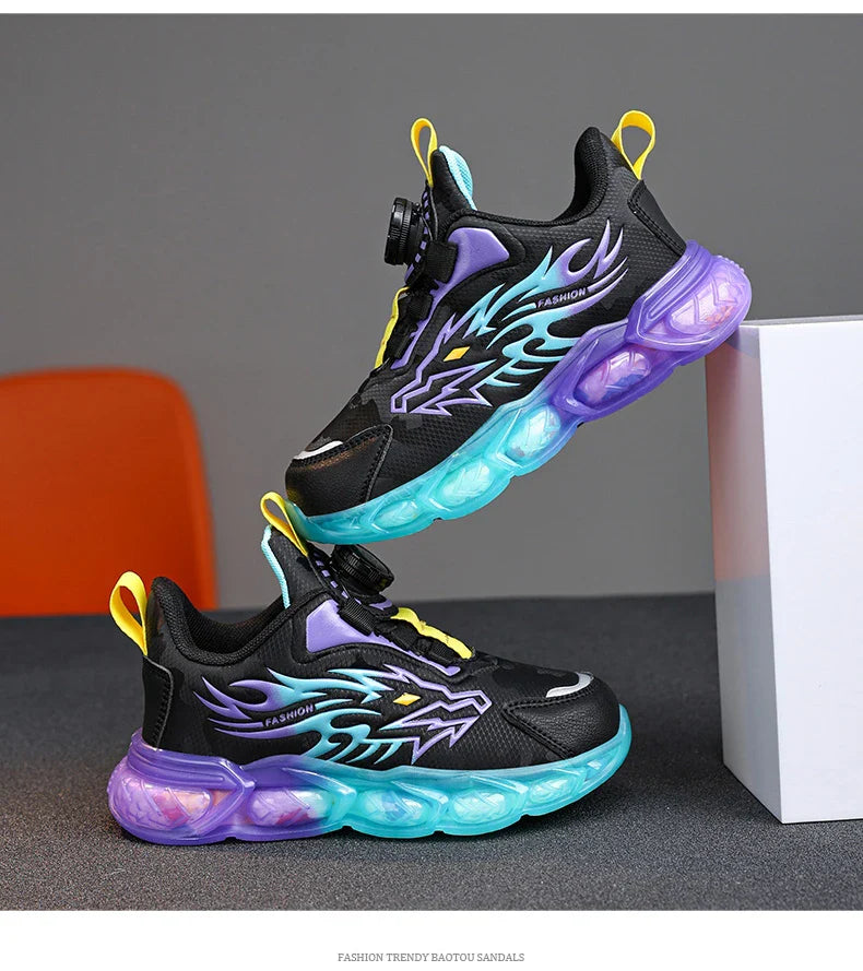 Kids Shoes Boy Casual Sneakers Platform Comfortable Children School Sports Tenis Boy Shoes Children's Basketball Shoes