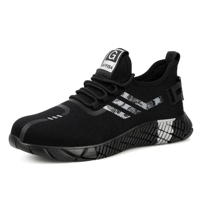 Steel Toe Safety Shoes  Anti Smashing Lightweight Work Sports Shoes  Indestructible Breathable Work Safety Shoes  Men's Comfort