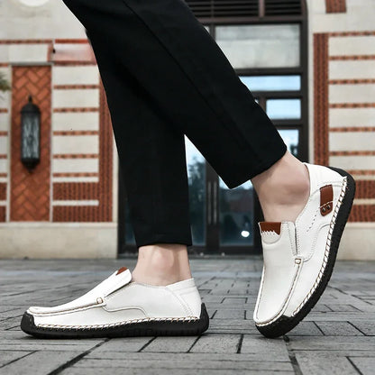 Spring Handmade Men Shoes Casual Comfortable Men Slip On Loafers Men Walking Flats Hot Sale Moccasins Tooling Shoes Sneakers