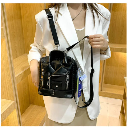 Hip hop Jacket Design Shoulder Bag Clothes Shape Women Handbag Fashion Brand  Lady Crossbody Bag Luxury Designer Travel Backpack