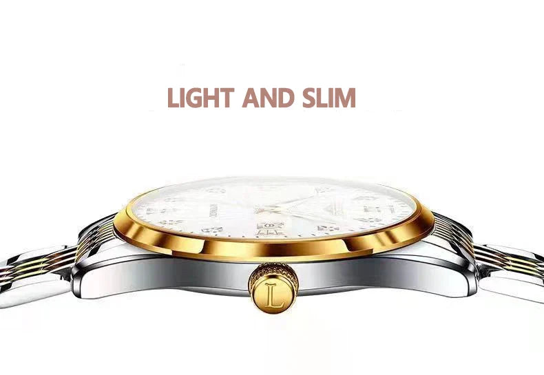 Luxury Woman Watch Waterproof Stainless Steel Luminous Date Ladies Watch Fashion Simple Casual Women’s Quartz Watches