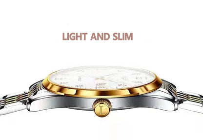 Luxury Woman Watch Waterproof Stainless Steel Luminous Date Ladies Watch Fashion Simple Casual Women’s Quartz Watches