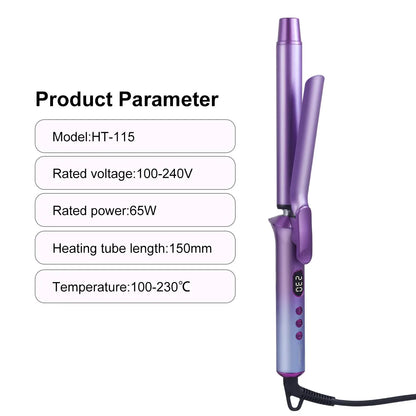 US Hair Curler Large Volume Does Not Hurt The Hair Perm Negative Ion 25mm Bangs Lasting Syling Electric Curling Iron