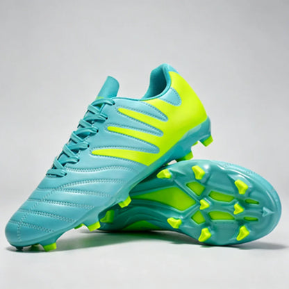 AG FG Outdoor Soccer Boots Breathable PU Fabric Upper TPU Reinforced Sole Wear Resistant Boys Girls Professional Football Shoes