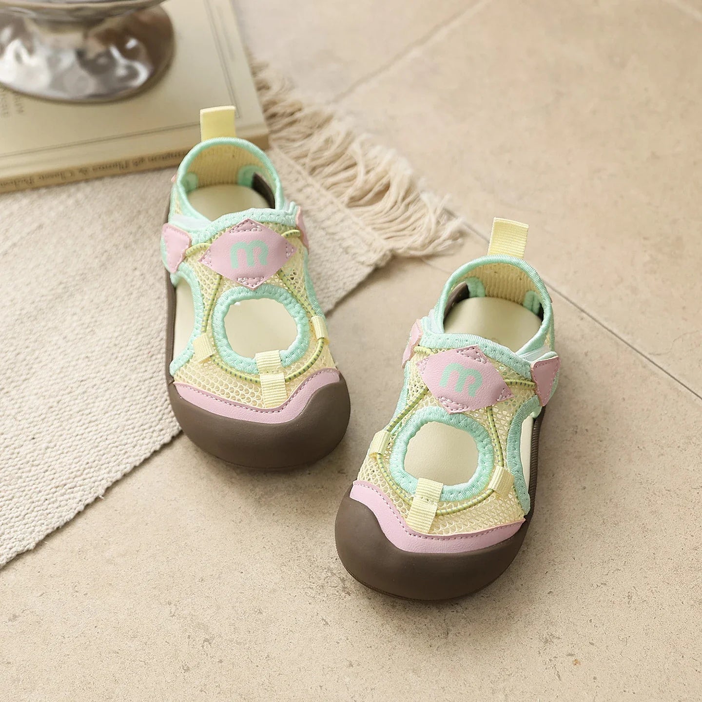 Boys Girls Recycled Adventure Sandals 2026 New Summer Toddler Sporty Sandals Non-slip Versatile Chic School Outdoor Hiking Shoes
