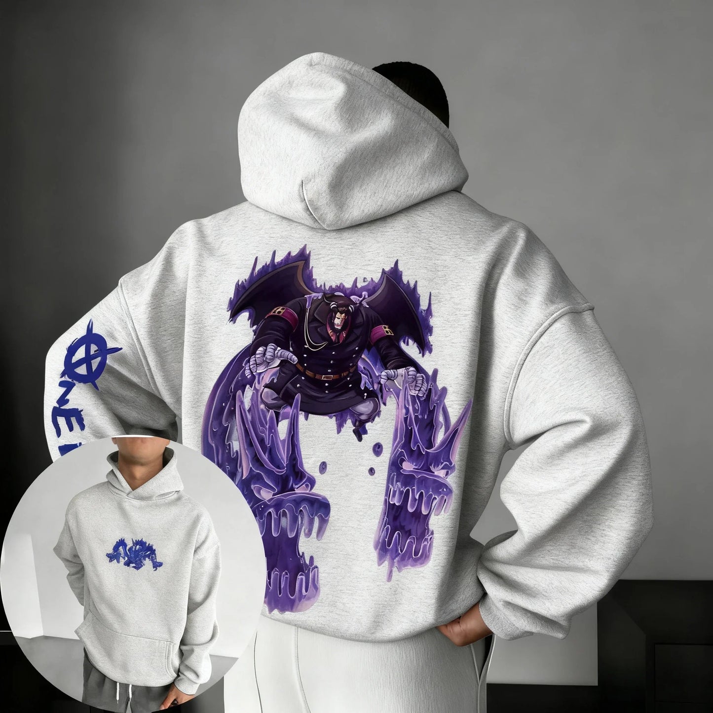 Anime Magellan Printed Hoodie Autumn/Winter New Men's and Women's Trendy Harajuku Large Loose Casual Parent Child Top