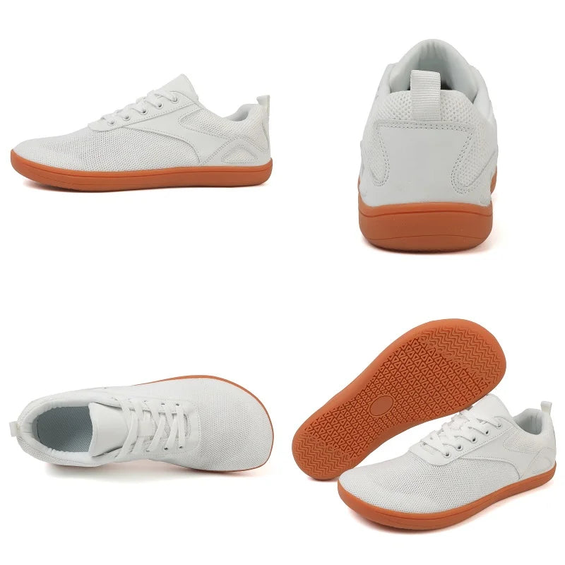 Men's Wide Minimalist Barefoot Sneakers | Unisex Zero Drop Sole | Optimal Relaxation