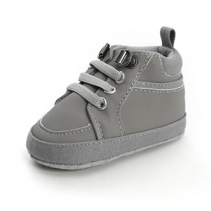 Baby Sneakers Infant Boys Girls Sports Shoes Toddler Casual Cotton Sole Anti-slip PU First Walkers Crawl Crib Basketball Shoes