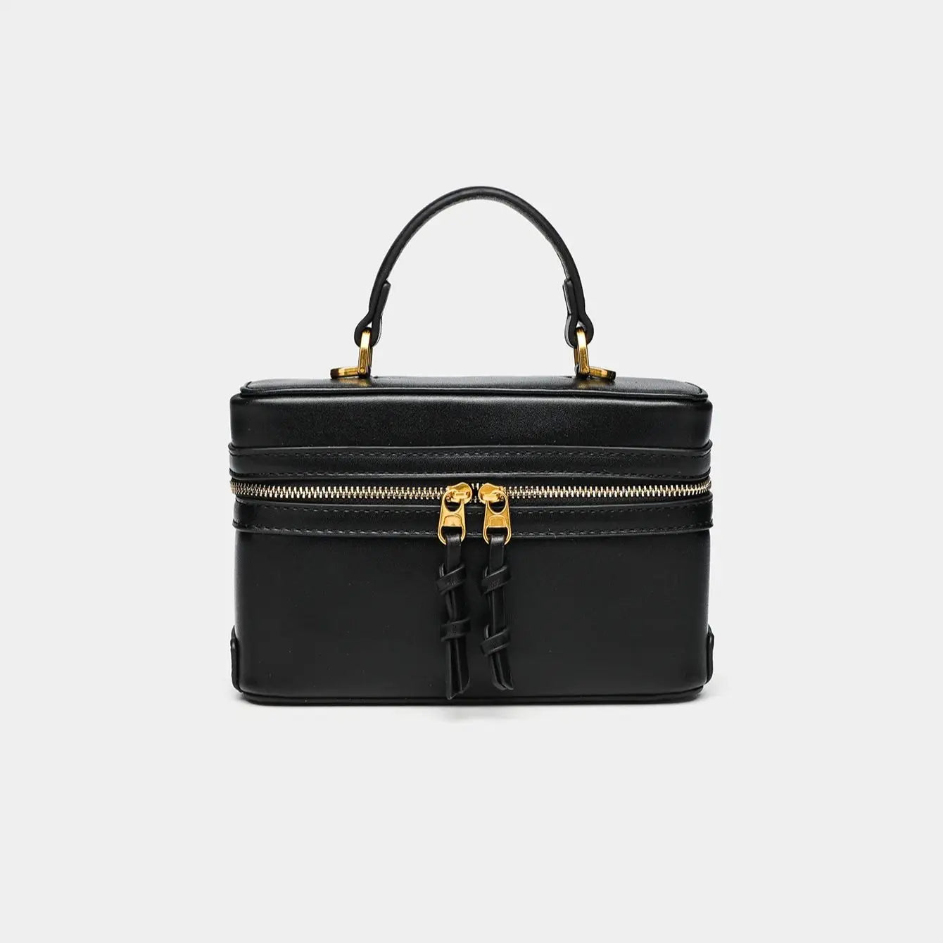 Fashionable versatile box bag brown one shoulder trendy hand-held hard fashionable small square bag