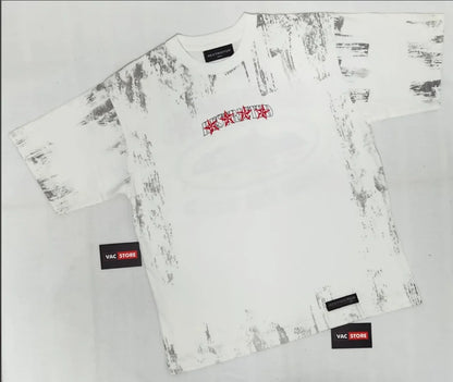 Y2K Cyberpunk Gothic T Shirt Edgy Thorn Texture Print Pure Cotton Streetwear Fashion Graphic Tee Urban Style Comfortable Fit