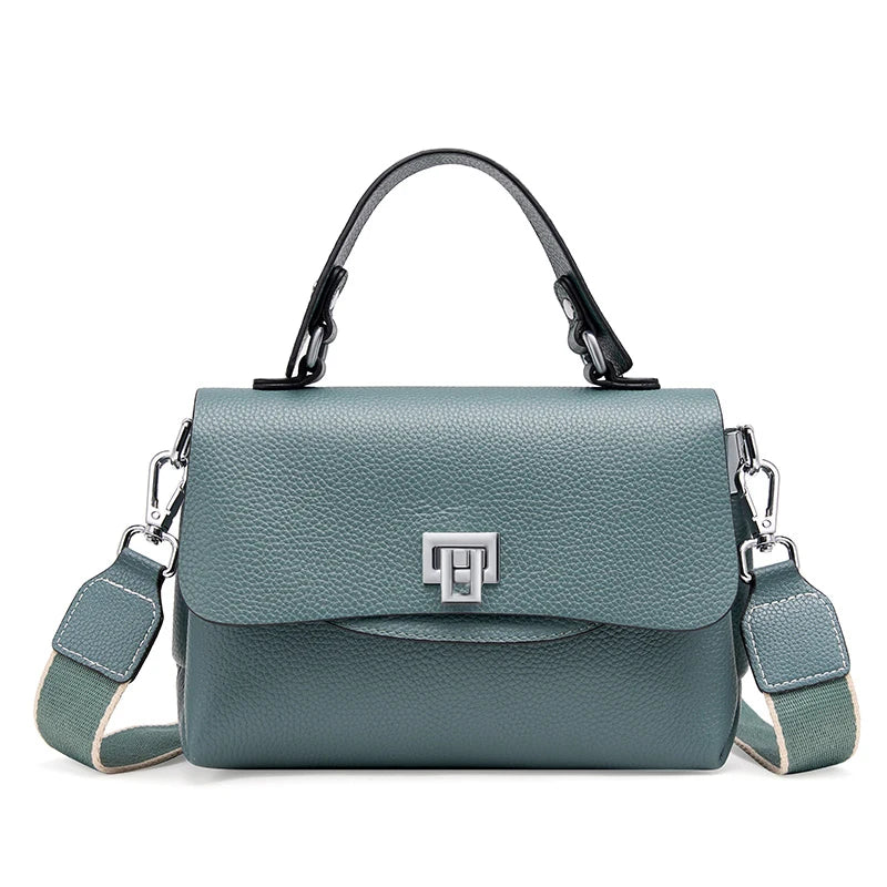Women Genuine Leather Top-handle Bag Envelope Bags Luxury Designer Shoulder Handbag Ladies Elegant Crossbody For Ladies