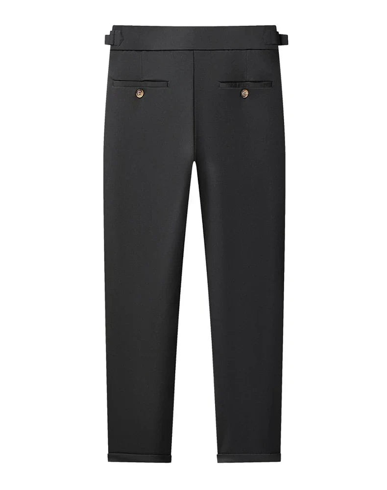 High Quality Mens Dress Pants Stretch Smart Casual Pants Wrinkle Free Suit Pants Men Regular Fit Work Pants Spring Autumn