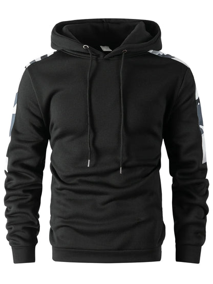 Men's Tracksuit Hoodie Sets Camouflage Hand  Hooded Leisure Suit Man Sweatshirt Pants Tactical Sweat Sports Suit