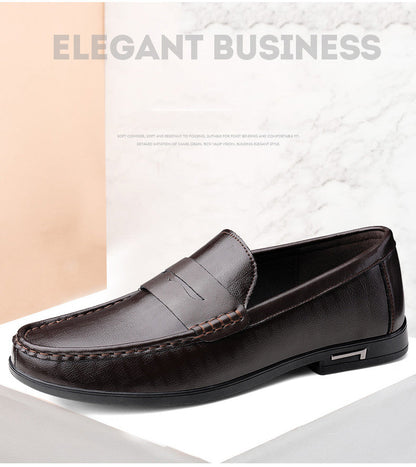 Genuine Leather Men Shoes Casual Men Loafers Breathable Office Formal Shoes Men Designer Slip on Driving Shoes Plus Size 38-46