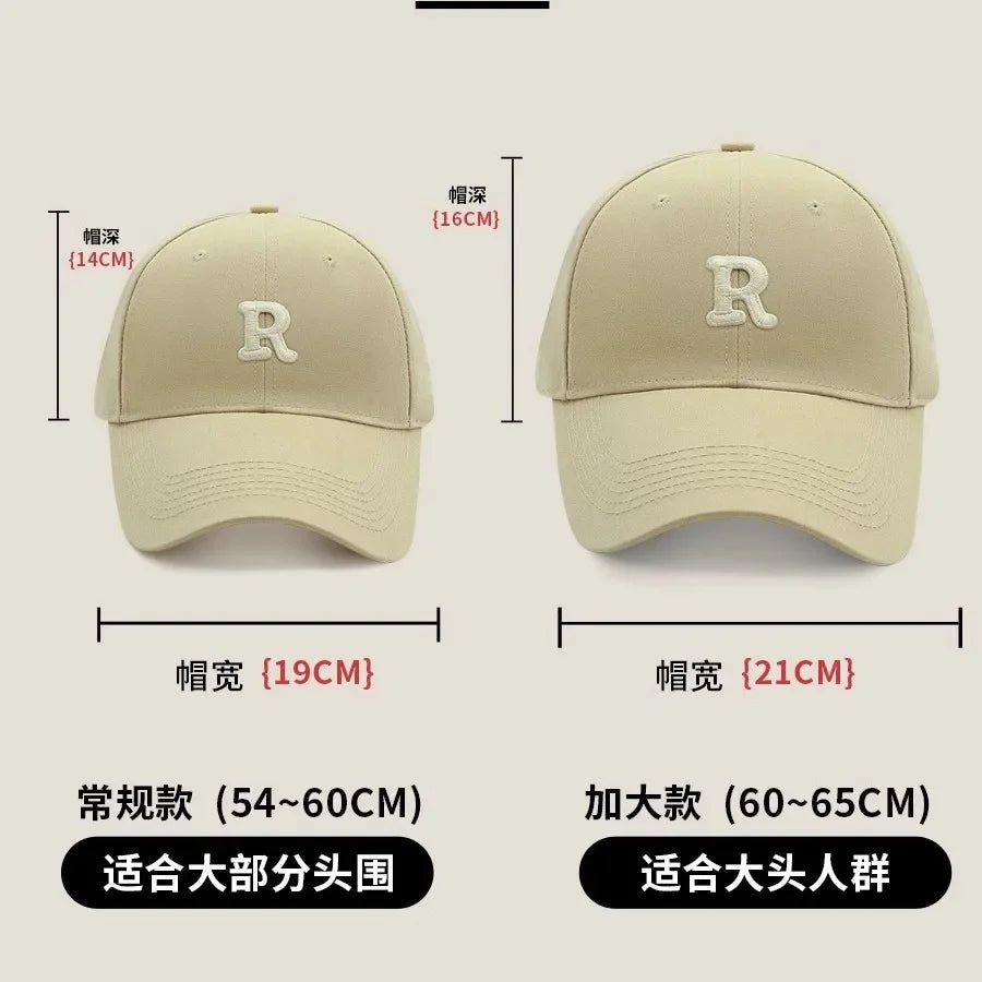 60-65cm Over Size Soft Top Embroidered Baseball Caps for Men Women Big Head Outdoor Sport Snap Back Cap Dad Trucker Kpop Hats