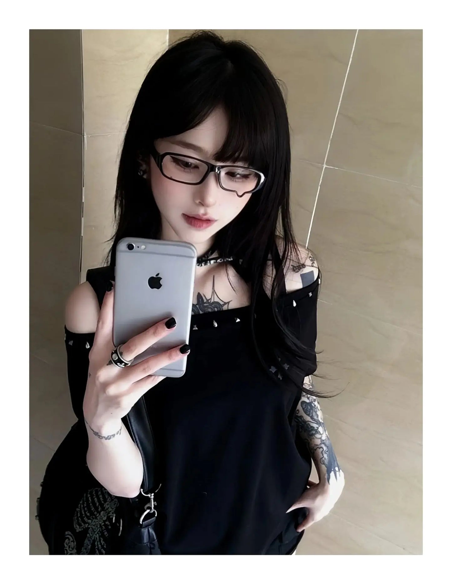Black Off Shoulder Cross Women's T-shirt Short Sleeve 2000s Clothes Y2k Summer Tops Tees Female Clothing Chic Vintage