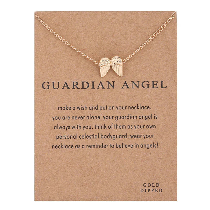 New Trendy Alloy Cute Elegant Sun Love Star Leaves Clover Unicorn Luck Pendant Necklaces for Women Fashion Accessories Jewelry