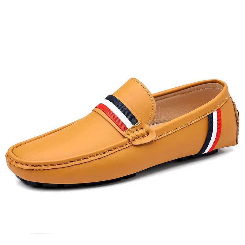 Men Shoes Slip on Loafers Mens Business Office Shoes Classic PU Leather Men's Loafer Shoes Casual Men Driving Shoes Men's Shoes