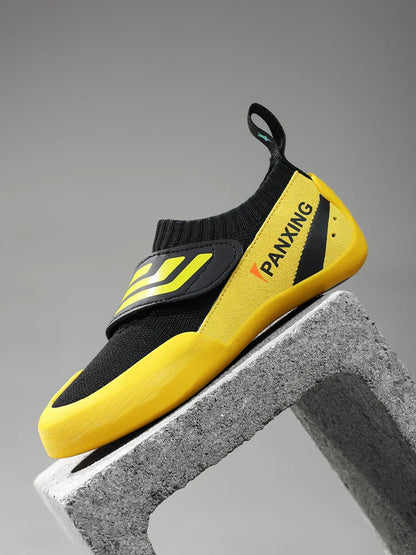 Rock Climbing Shoes Boys Girls Indoor Outdoor Breathable Mesh Beginner Children Rock Climbing Bouldering Training Sports Shoes