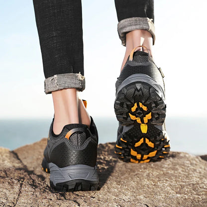 Breathable Cushioning Nonslip Sneakers Men's Hiking Shoes Running Trekking Sneakers Outdoor Mountain Sports Shoes for Men
