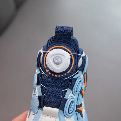 Children Fashion Sneaker Boys Casual Shoes Leather Flat Student Walking Shoes Outdoor Girl Basketball Sports Footwear Zapatillas