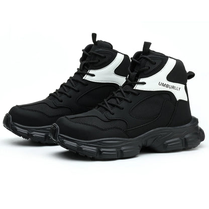 Work Safety Shoes Womens Steel Toe Cap Puncture-Proof Anti-smash Boots Sport Indestructible Boots Wear Lightweight Sneakers