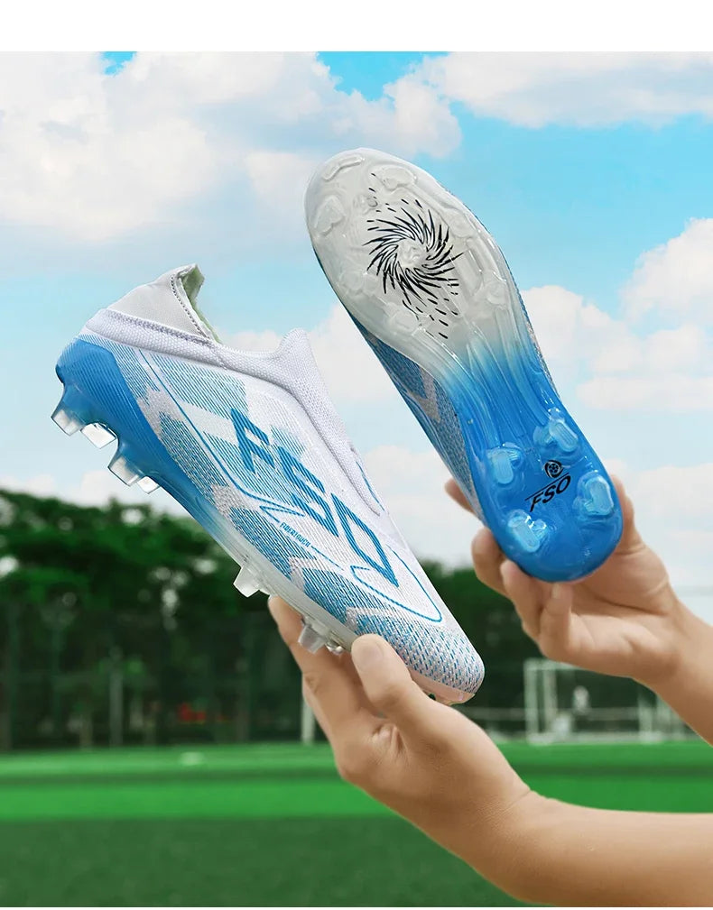 New Men Football Boots High-quality Soccer Shoes Sneakers Match Indoor Non-Slip Grass Cleats Mid-top Light Hot-selling Outdoor