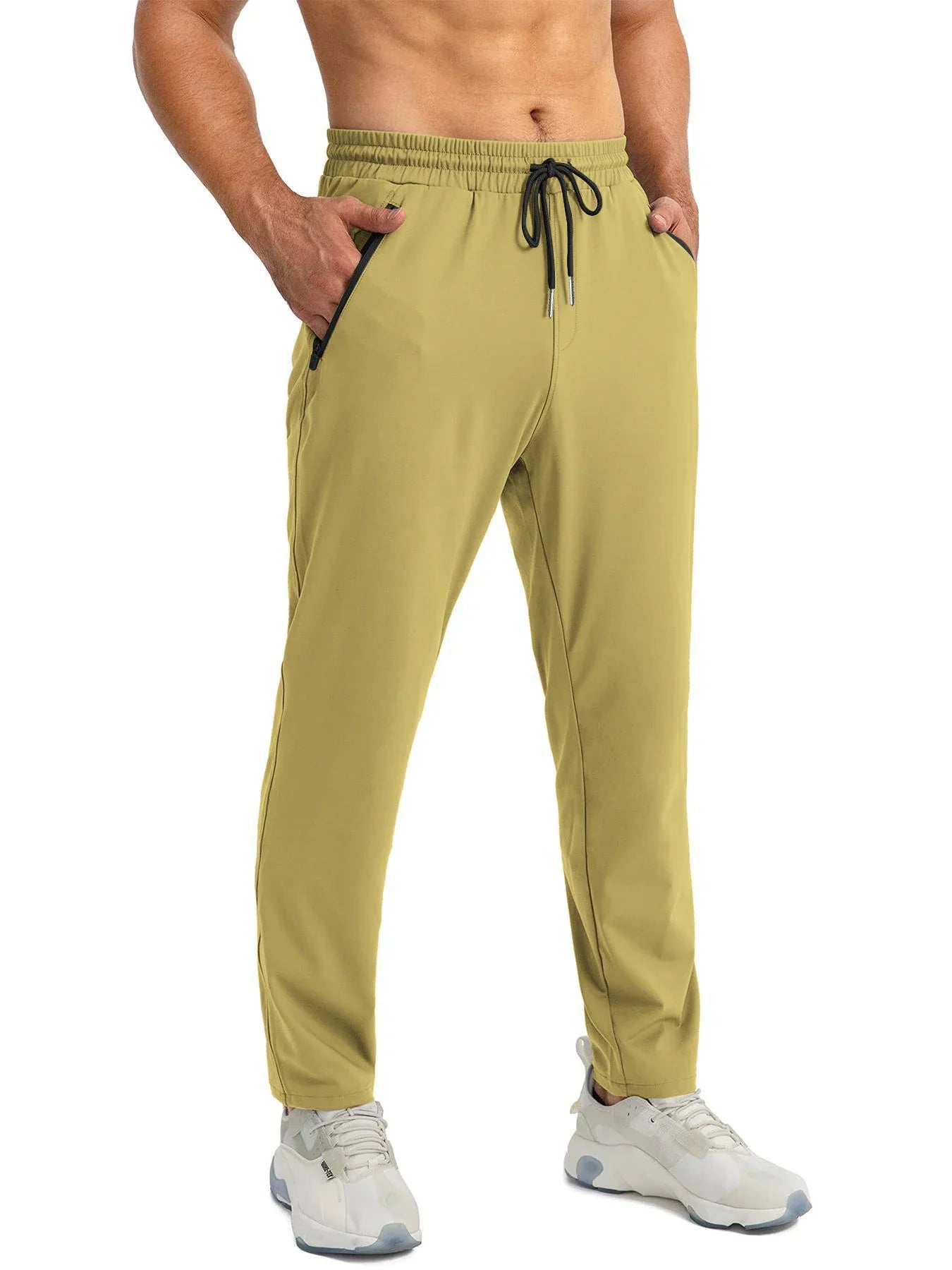 Men's Lightweight Quick Dry Sport Pants with Elastic Waist Outdoor Gym Workout Running Jogger Athletic Sweatpants Quality