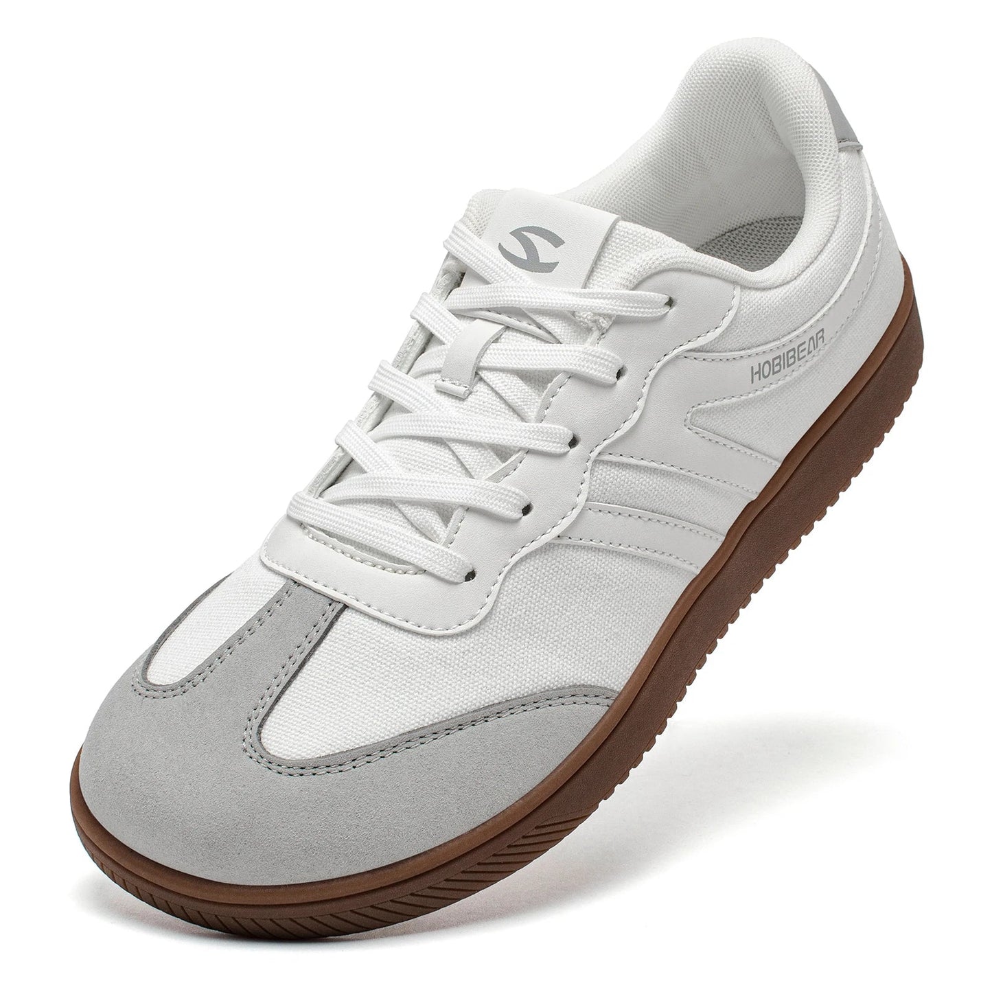 Wide Toe Sneakers Unisex Walking Shoes Lace Up fabric Non Slip Casual Sneaker