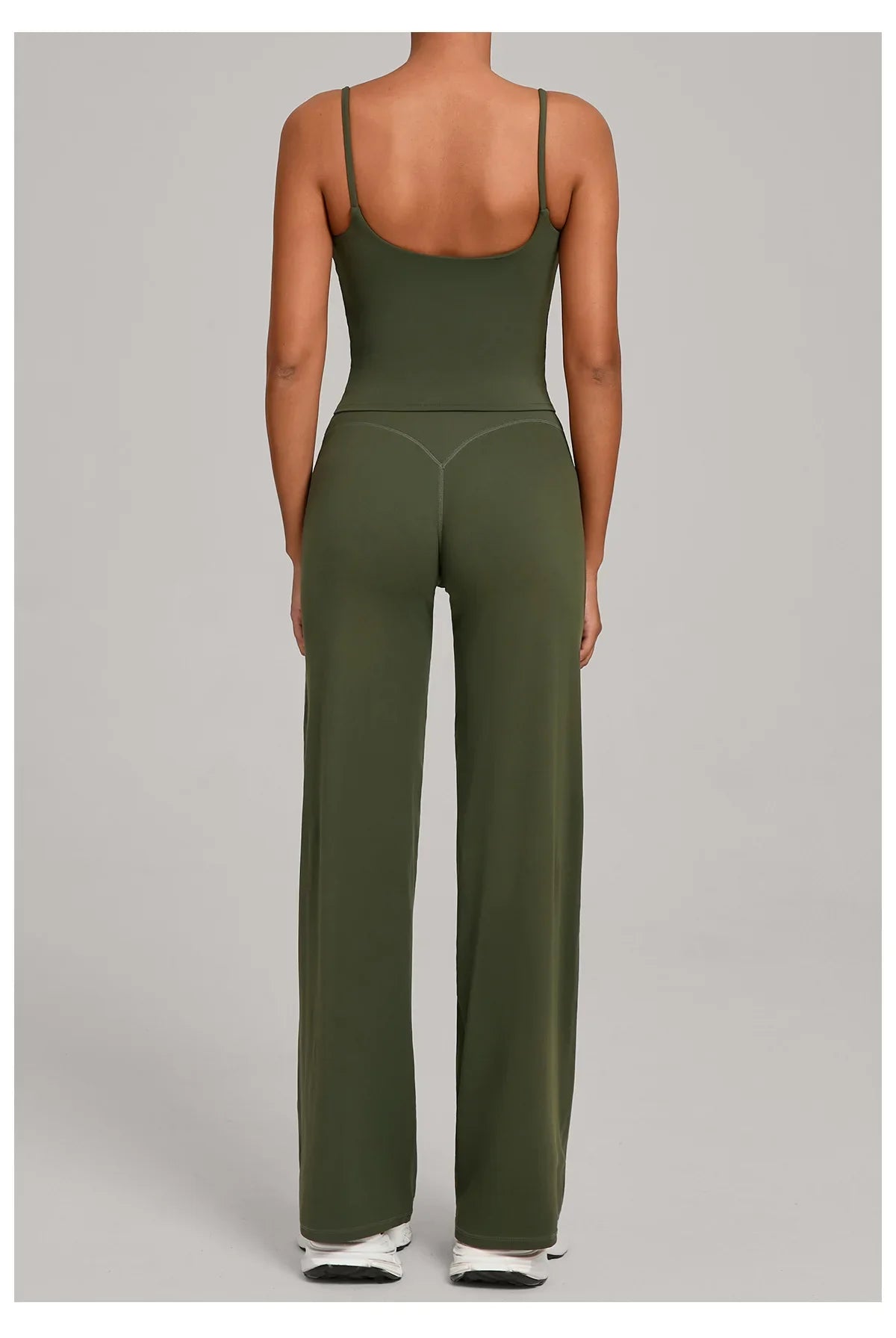 Gym Workout Clothes Women's Casual Wear Outdoor Sports Tight Yoga Suit Naked Feeling Fitness Suit High Waist Yoga Two-piece Set