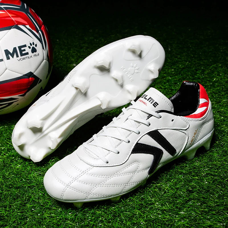 Soccer Shoes TF Football Boots Calf-Skin Cleats  Professional Futsal Original Football Training  Sneakers  ZX80011017