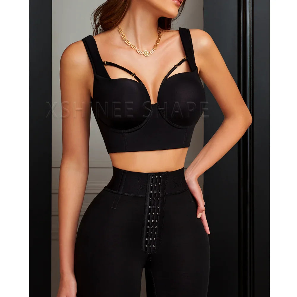 Fajas Shapewear Bra Multi-size Cups Body Shaper Bra Posture Correcting Post-Surgery Underwear After Surgery Tops