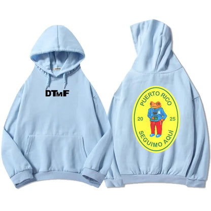 Hoodies Bad Bunny Singer Printing Sweatshirts Men Women Clothing Sudaderas Hombre Male