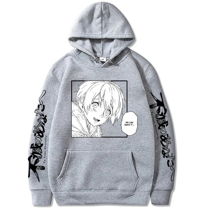 Japanese Anime Fushi We Can Make It To Your Eternity Men's Hoodie Sweatshirt Fashion Brand Design Pullover Fleece Streetwear Top