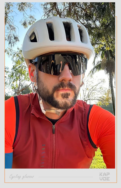 Photochromic Cycling Sunglasses for Men Women Bike Glasses Riding Driving UV400 Mountain Bicycle Goggles Eyewear Sports
