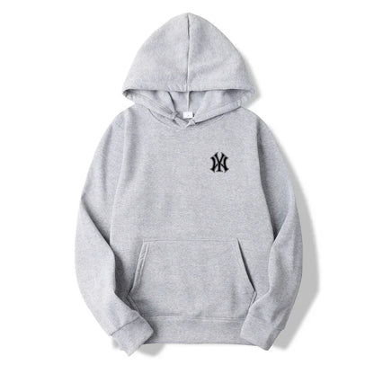Men's and Women's Casual Fashion Trend Fleece Hooded Hoodies Spring Fall Outdoor Sweatshirt Popular Font Print Pullovers Coat