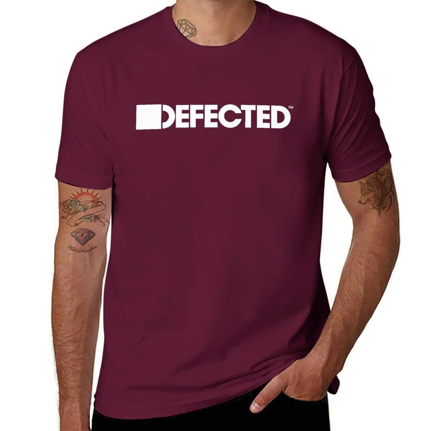 DEFECTED RECORDS T SHIRT Rave T Electronic Music Festival Ibiza Party House T-Shirt graphics Men's t-shirt