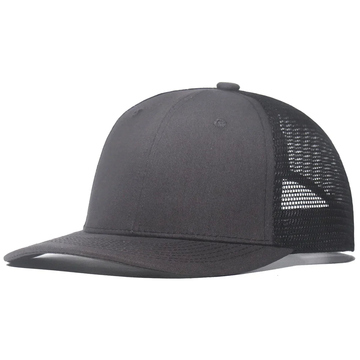 New Fashion Slight Curved Brim Baseball Cap For Men Women Summer Breakable Net Blank Truck Caps Sun Hat