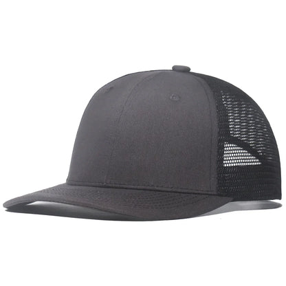 New Fashion Slight Curved Brim Baseball Cap For Men Women Summer Breakable Net Blank Truck Caps Sun Hat