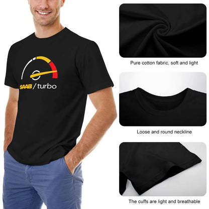 Saab Turbo Boost Gage T-Shirt Aesthetic clothing customs design your own men tshirt