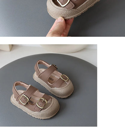 Korean Style Sport Sandal for Children Summer Toddler Shoes Soft-soled Non-slip Student Beach Sandals for Kids Boys Girls H05303