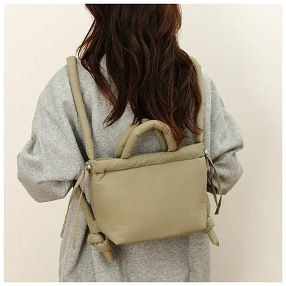 Colorful Nylon Small Square Shoulder and Crossbody Bags Super Cool Simple Versatile Handbags for Women 2024 Casual Hot Sale