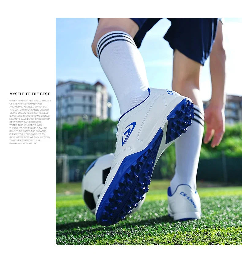 Men Soccer Shoes Youth Football Boots Breathable Comfortable Athletic Training Soccer Cleats Orignal Football Shoes for Kids